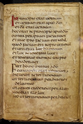 St Cuthbert Gospel, fol. 1 © British Library